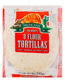 Cantina Mexicana Flour Tortilla Bread (8 Pieces) 340 gr