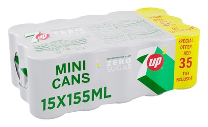 7up Zero Sugar 15 x 155 ml