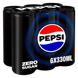 Pepsi Zero Sugar 6 x 330 мл