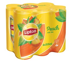 Lipton Персиковый холодный чай 6 x 315 мл