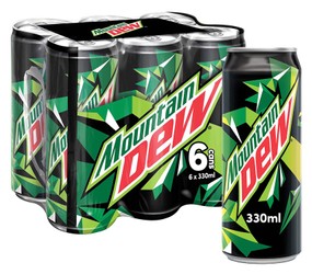 Mountain Dew 6 x 330 ml