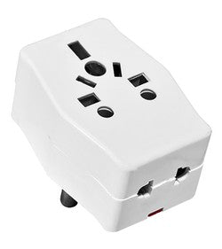 3 Way Multi Adaptor - White 1 pcs