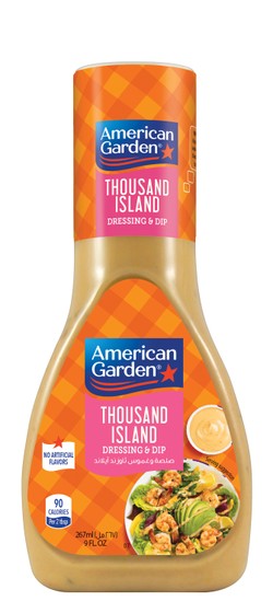 American Garden Thousand Island Dressing - gluten free  dairy free  artificial flavors free 267 ml