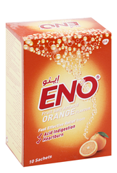 Eno Fruit Salt Sachets Orange Flavor 10 x 5 gr