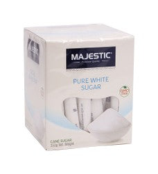 Majestic Pure White Cane Sugar Sticks - GMO free 350 gr