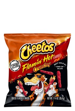 Cheetos Crunchy Flamin  Hot Cheese Corn Chips Export 35.4 gr