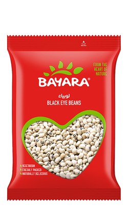 Bayara Black Eyed Beans - no added artificial flavors  no added artificial colorants  no added artificial preservatives 400 gr