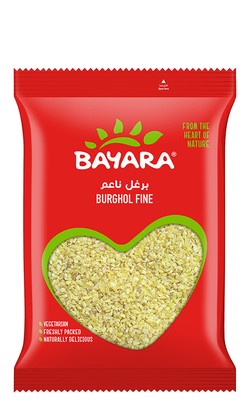 Bayara Fine Burghul - no added artificial flavors  no added artificial colorants  no added preservatives 400 gr