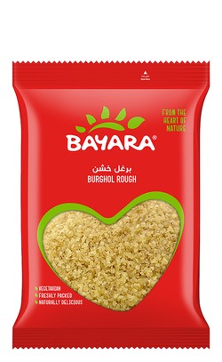 Bayara Rough Burghol White - no added artificial flavors  no added artificial colorants  no added artificial preservatives 400 gr