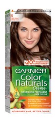 Garnier Color Naturals Nourishing Permanent Hair Dye Cream with Shea Butter  Avocado & Olive Oils Light Brown 5 1 pack