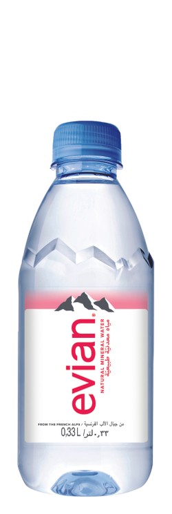 Evian Natural Mineral Water 330ml