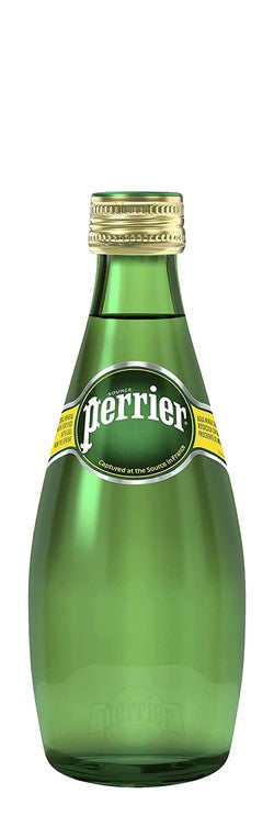 Perrier Sparkling Water Glass Bottle 330ml 330 ml