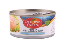 California Garden White Solid Tuna in Water & Salt with Brine 120 gr