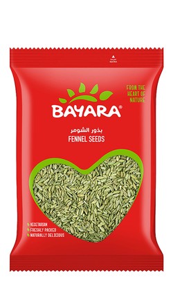 Bayara Fennel Seeds - no added artificial flavors  no added artificial colorants  no added artificial preservatives 200 gr