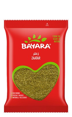 Bayara Dried Zaatar - vegetarian  no added artificial flavors  no added artificial colorants 200 gr