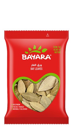 Bayara Bay Leaves - vegetarian  no added artificial flavors  no added artificial colorants 15 gr