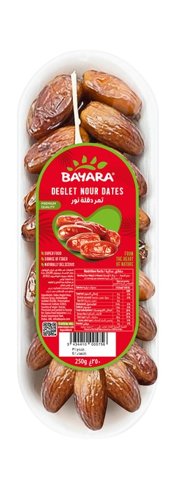 Bayara Deglet Nour Dates 250 gr