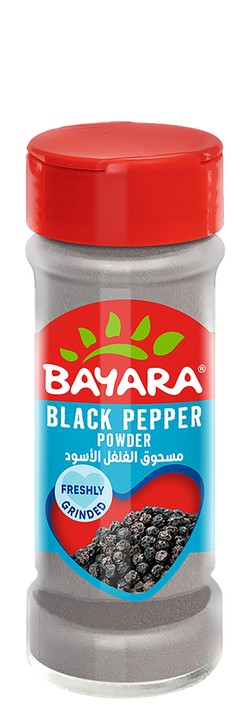 Bayara Black Pepper Powder - no added artificial flavors  no added artificial colorants  no added artificial preservatives 45 gr