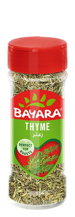 Bayara Dried Thyme - no added artificial flavors  no added artificial colorants  no added artificial preservatives 15 gr