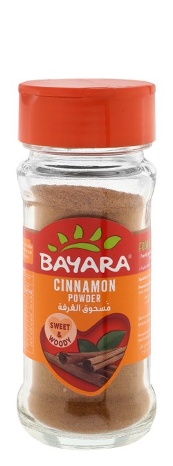 Bayara Cinnamon Powder - no added artificial flavors  artificial preservatives  artificial colorants 40 gr