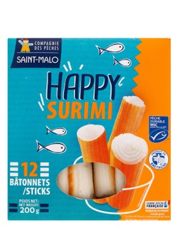 Saint-Malo Surimi Sticks Crab Flavor (12 Pieces) 200 gr