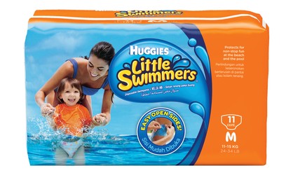 Huggies Little Swimmers Medium Disposable Swimpants (11-15kg) 11 per pack