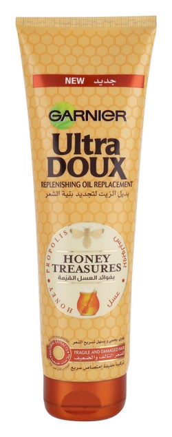 Garnier Ultra Doux Replenishing Oil Replacement with Honey Treasures for Fragile & Damaged Hair - parabens free 300 ml