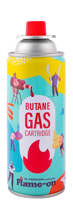 Flame-On Butane Gas Cartridge 220 gr