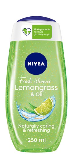 Nivea Refreshing Shower Gel with Lemongrass & Oil 250 ml