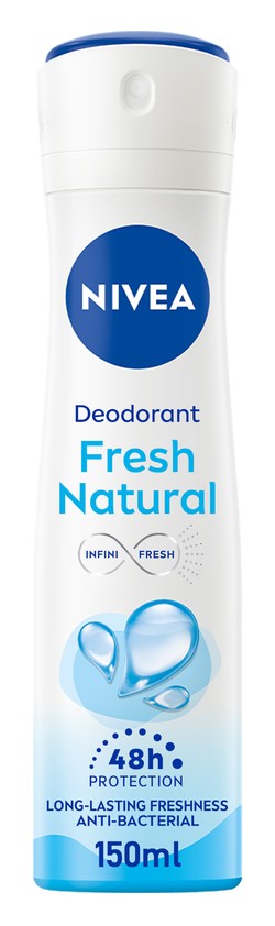 Nivea Fresh Natural 48H Deodorant Spray for Women 150 ml