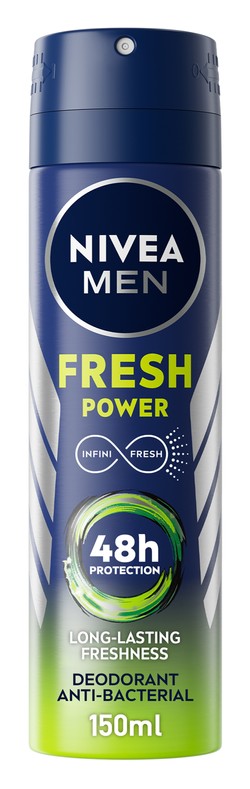 Nivea Men Fresh Power 48H Quick Dry Deodorant Spray 150 ml