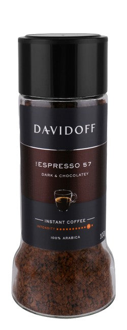 Davidoff Espresso 57 Dark & Chocolatey Instant Coffee - Intensity 11 100 gr