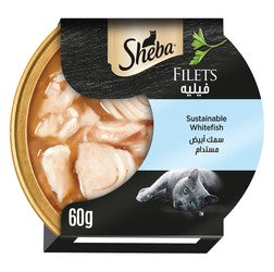 Sheba Dome Wet Cat Food Fillets with Whitefish 60 gr