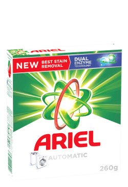 Ariel Automatic Laundry Detergent Powder Top & Front Load 260 gr