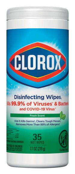 Clorox Disinfecting Wet Wipes Fresh Scent 35 wipes