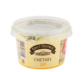 Brest-Litovsk Sour Cream (20% Fat) 180 gr