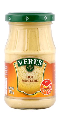 Veres Hot Mustard 190 gr