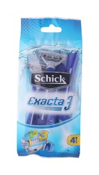 Schick Exacta 3 Mens Disposable Razors 4 per pack