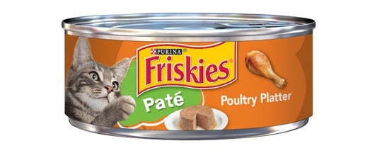 Purina Friskies Wet Food Pate with Poultry for Adult Cats 156 gr