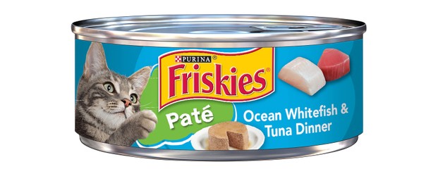 Purina Friskies Wet Food Pate with White Fish & Tuna for Adult Cats 156 gr