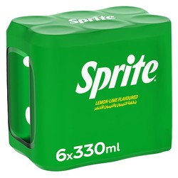 Sprite Regular - без кофеина 6 x 330 мл