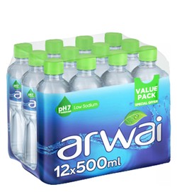 Arwa Water (12x500ml) (Value Pack) - low sodium 12 x 500 ml