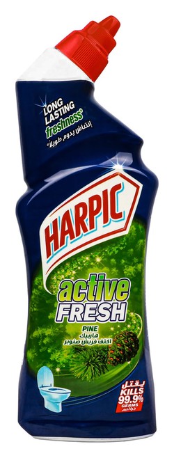 Harpic Active Fresh Toilet Bowl Cleaner Liquid Mountain Pine Scent 750 ml