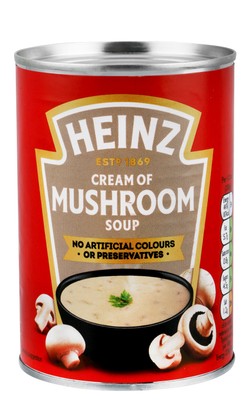 Heinz Cream of Mushroom Soup - artificial color free  artificial preservatives free 400 gr