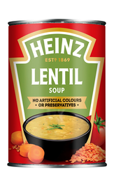 Heinz Classic Lentil Soup - artificial preservatives free  artificial colors free 400 gr