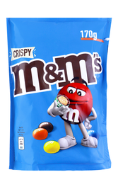 M&M s Crispy Chocolate Candies 170 gr