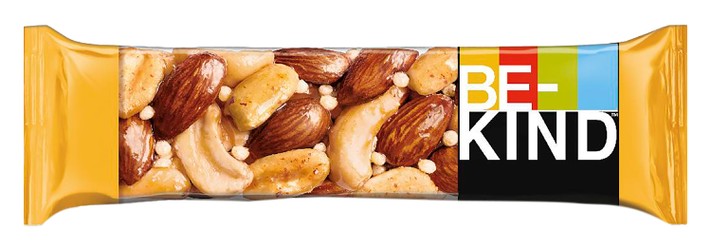 Be-Kind Honey Roasted Nuts & Sea Salt Bar - gluten free  dairy free 40 gr