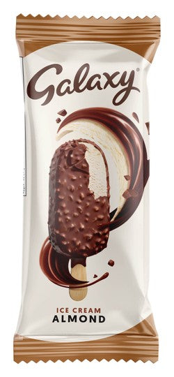 Galaxy Ice Cream Stick Coated with Almonds & Chocolate 82.1 ml