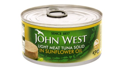 John West Light Solid Meat Tuna in Sunflower Oil 120 gr