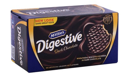 McVitie s Digestive Dark Chocolate Coated Wholemeal Biscuits - artificial colors free  artificial flavors free  hydrogenated fats free 200 gr